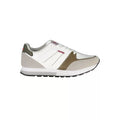 Carrera White Polyester Sneakers for Sports Activities