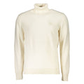 Hugo Boss Weißer Baumwollrollkragenpullover