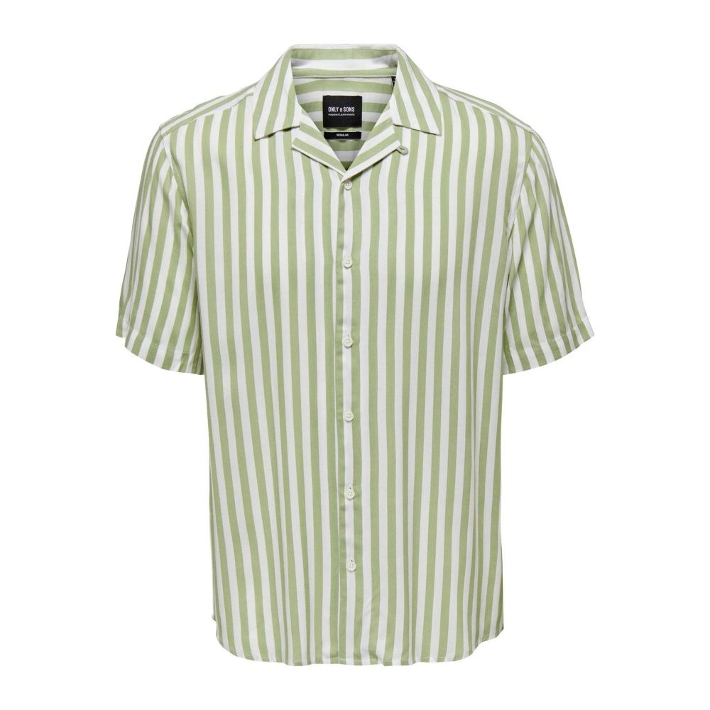 Only & Sons Zweifarbige Baumwoll-Muster-Hemd