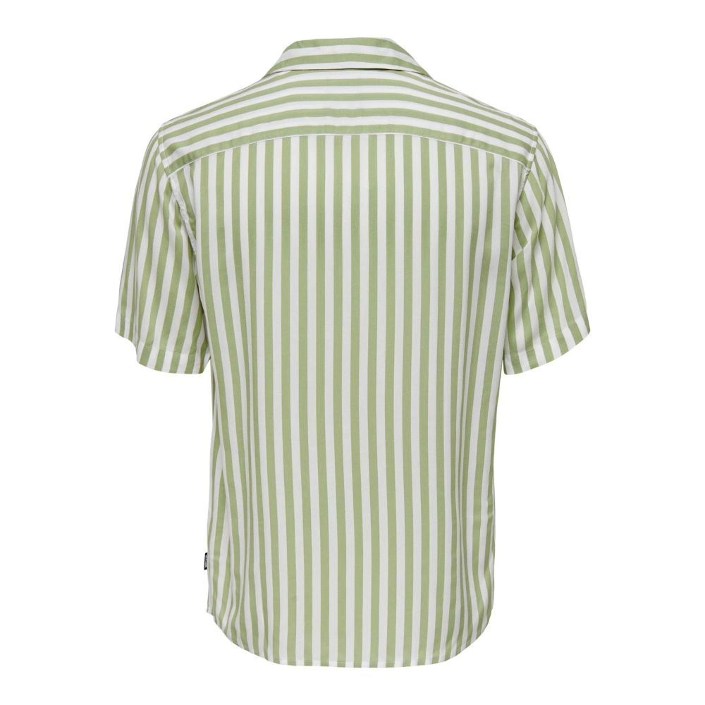 Only & Sons Zweifarbige Baumwoll-Muster-Hemd