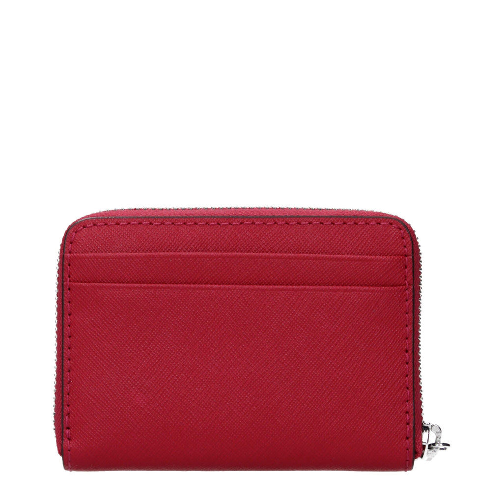 Michael Kors Roter Leder-Kartenhalter