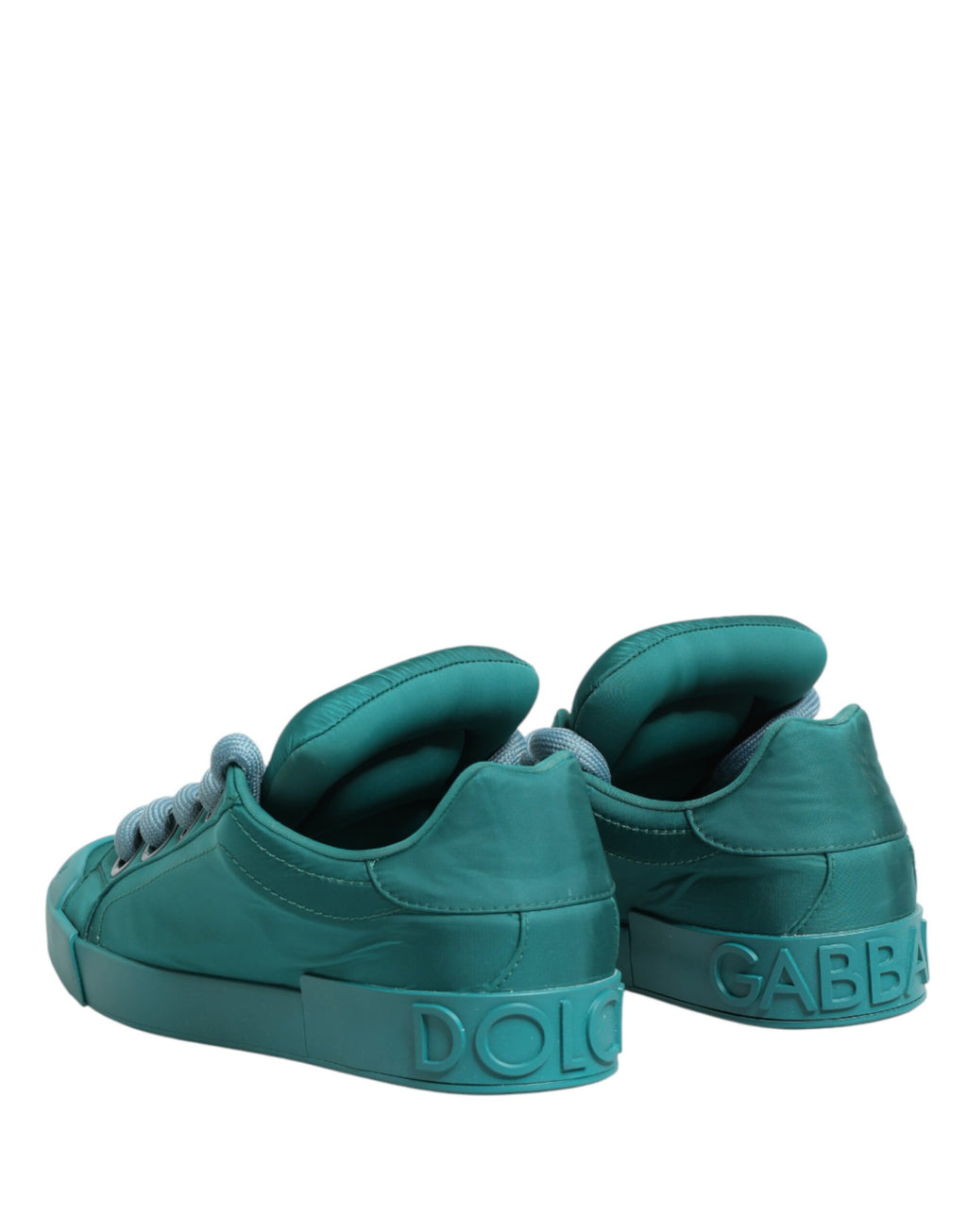 Dolce & Gabbana Teal Portofino Herren Low-Top-Sneaker