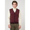 Bordeaux cotton gas vest