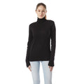 Gas Schwarzer Baumwollrollkragenpullover