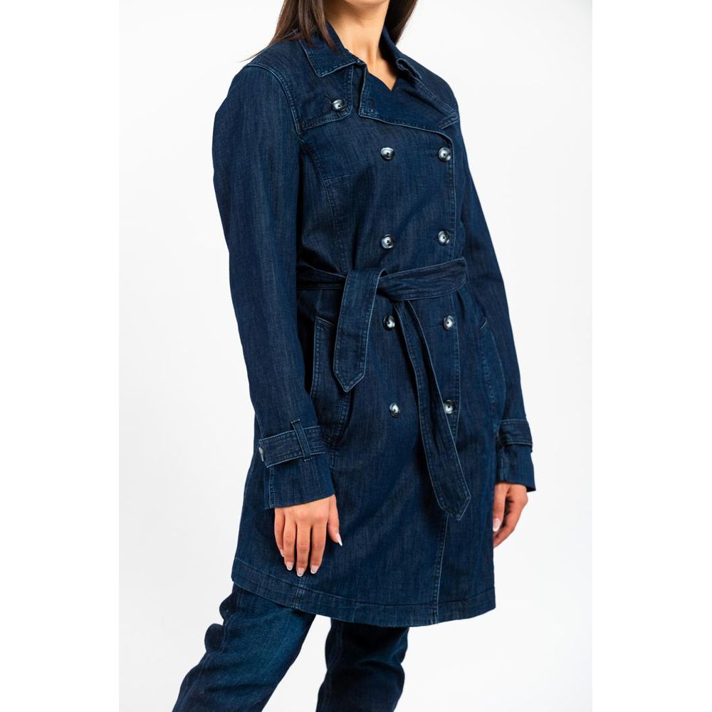 Gas Blaue Jeansjacke aus Baumwolle