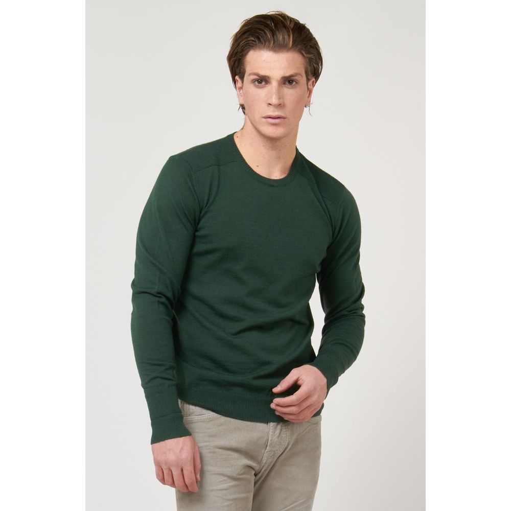 Gas Green Marabou Sweater
