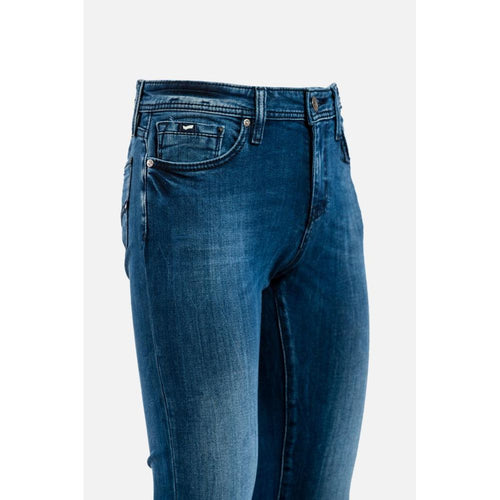 Gas Blaue Baumwoll-Jeans im Slim Fit