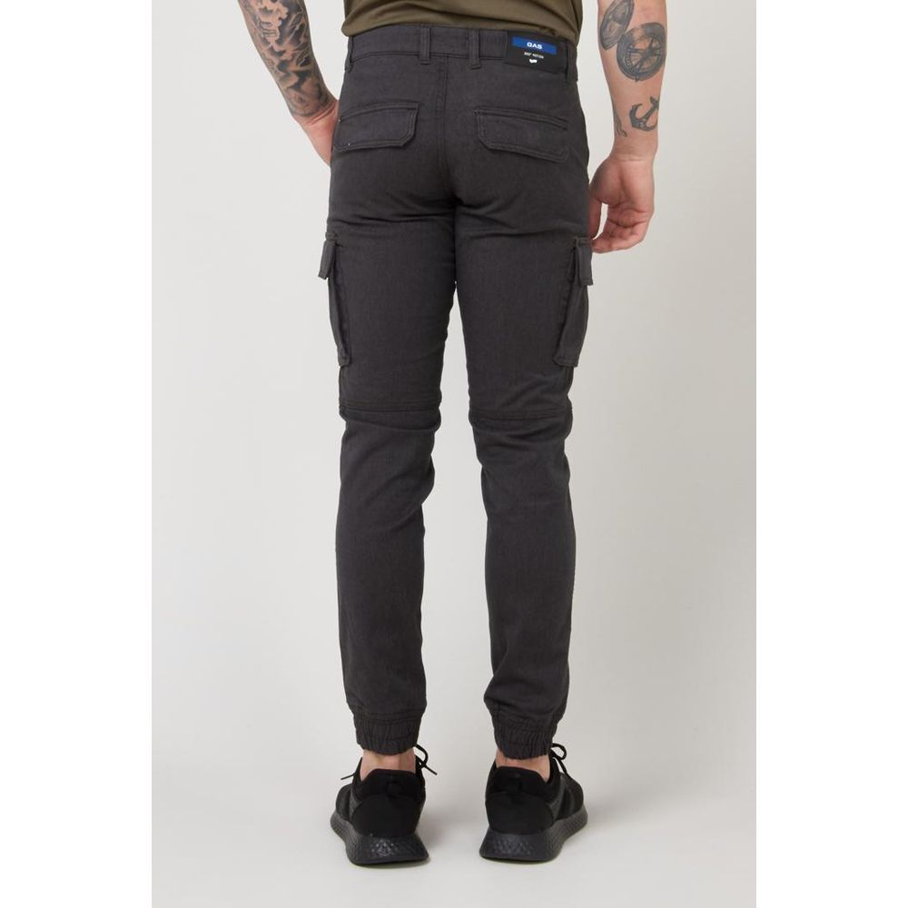 Gas Braune Cargohose aus Baumwolle
