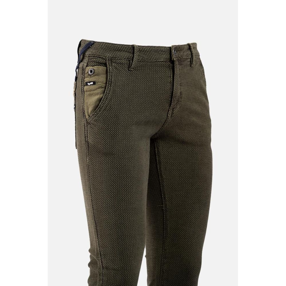 Gas Braune Baumwoll-Freizeithose