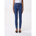 Elisabetta Franchi Blaue High-Waist Jeans aus Denim