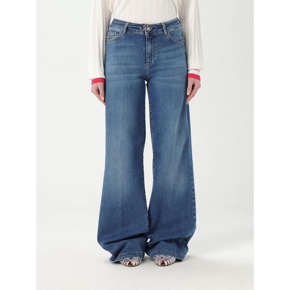 Liu Jo Blaue ausgestellte Jeans aus Baumwolle
