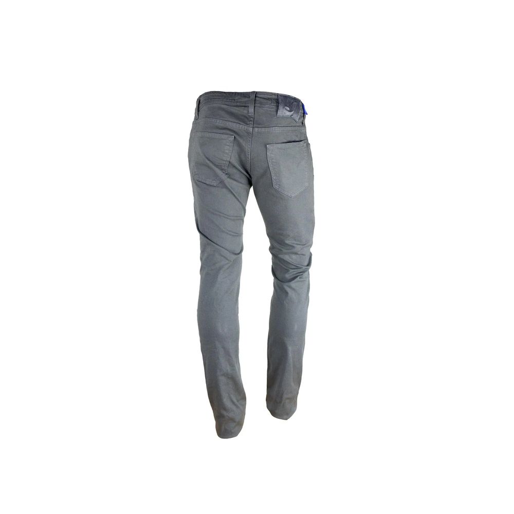 Jacob Cohen Grey Cotton Slim Fit Jeans