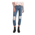 One Teaspoon Blue Cropped Cotton Jeans