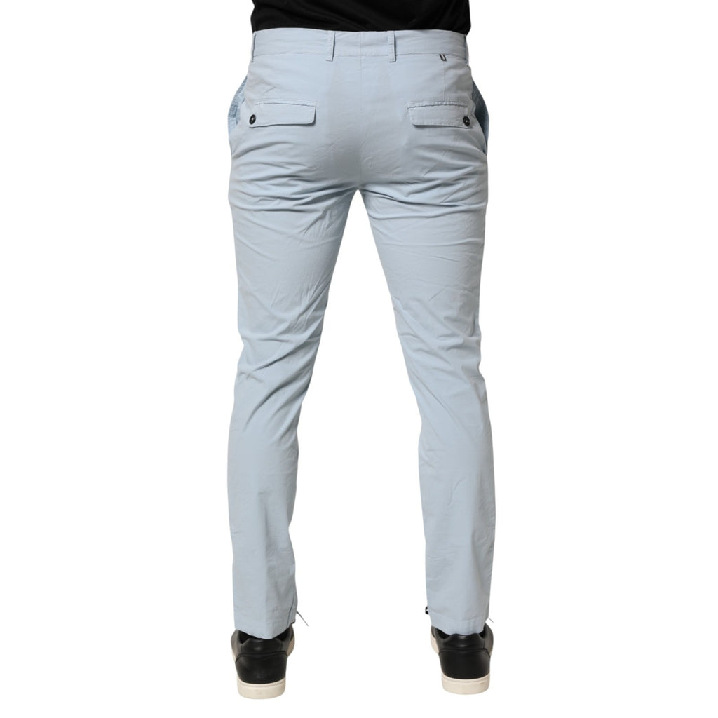 Daniele Alessandrini Hellblaue Skinny Anzughosen