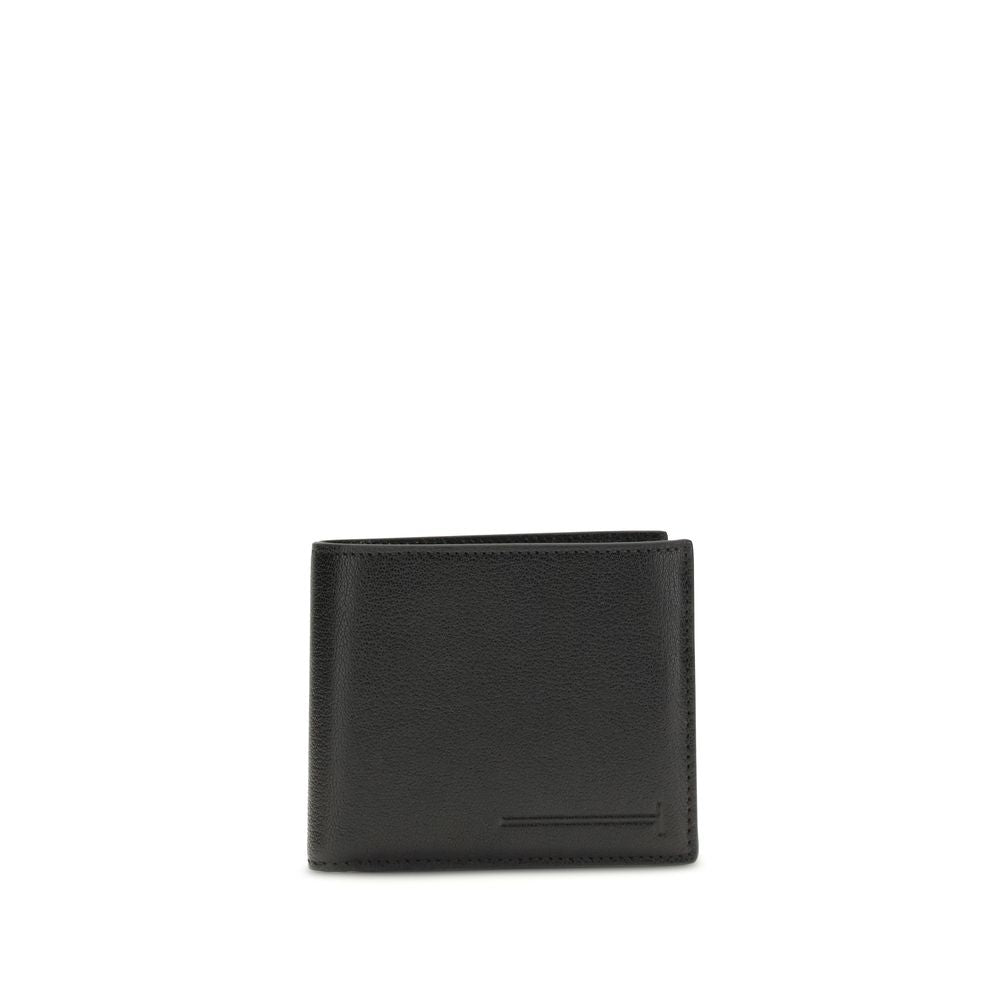 Tom Ford Schwarzes Kalbsleder Bos Taurus Portemonnaie