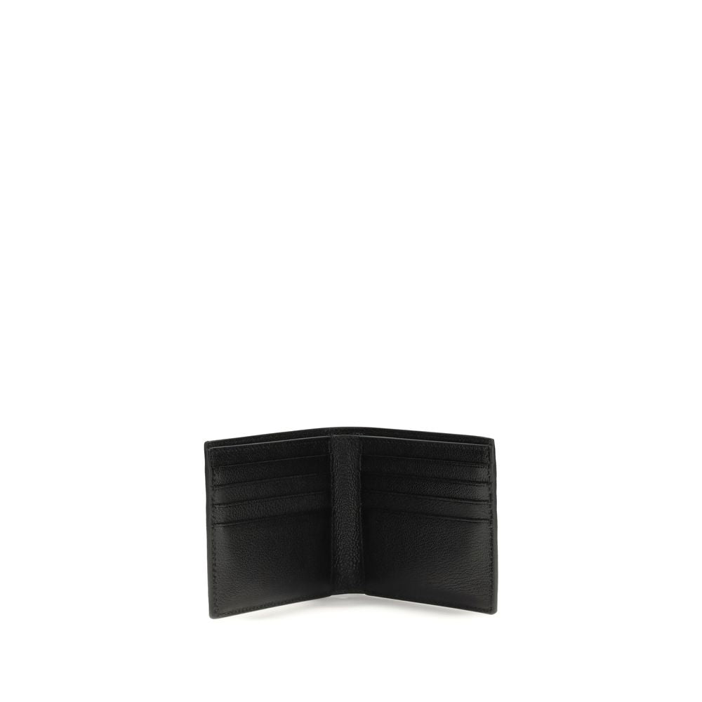 Tom Ford Schwarzes Kalbsleder Bos Taurus Portemonnaie