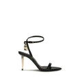 Tom Ford Schwarze Stilettosandalen aus Ziegenleder