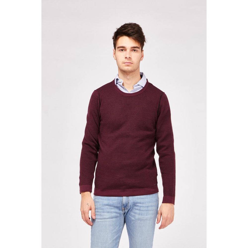 Gas Bordeaux Woll-Sweatshirt