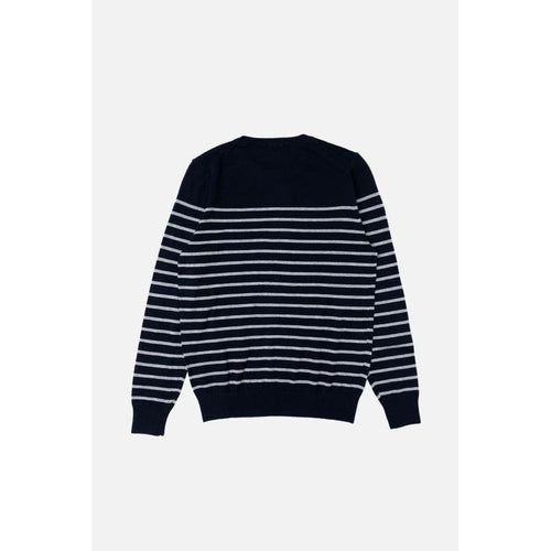 Gas Blauer Kaschmirpullover