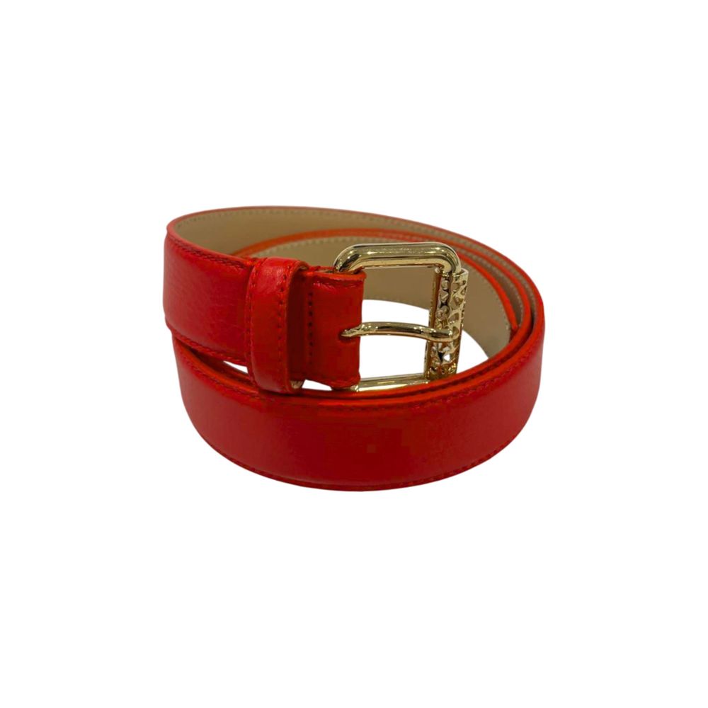 Borbonese Roter Ledergürtel für Damen