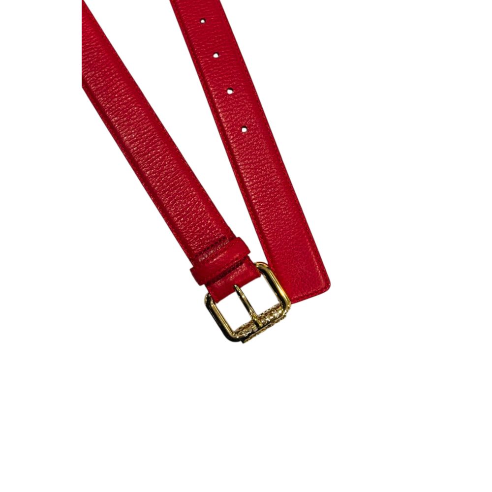 Borbonese Roter Ledergürtel für Damen