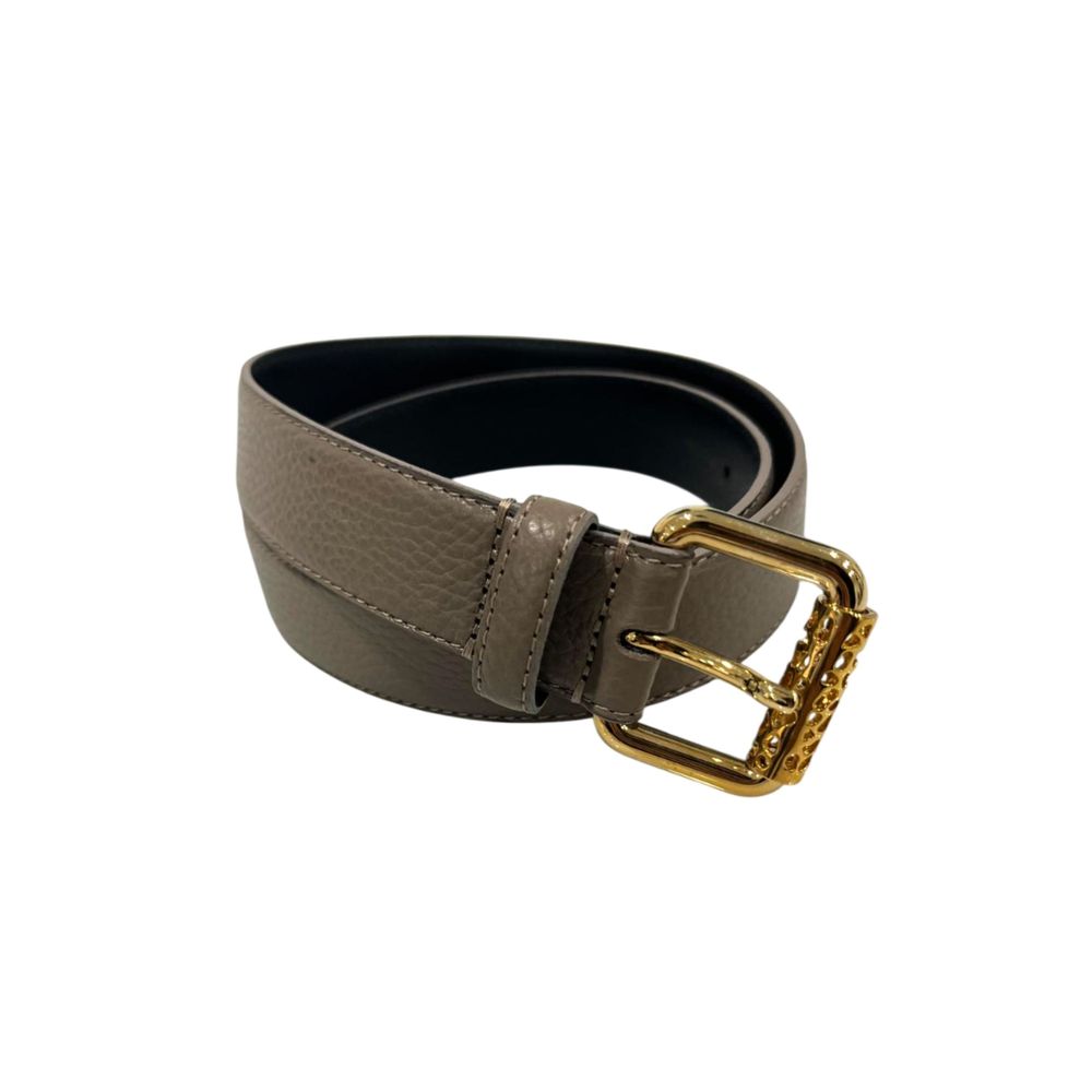 Borbonese Grauer Ledergürtel für Damen