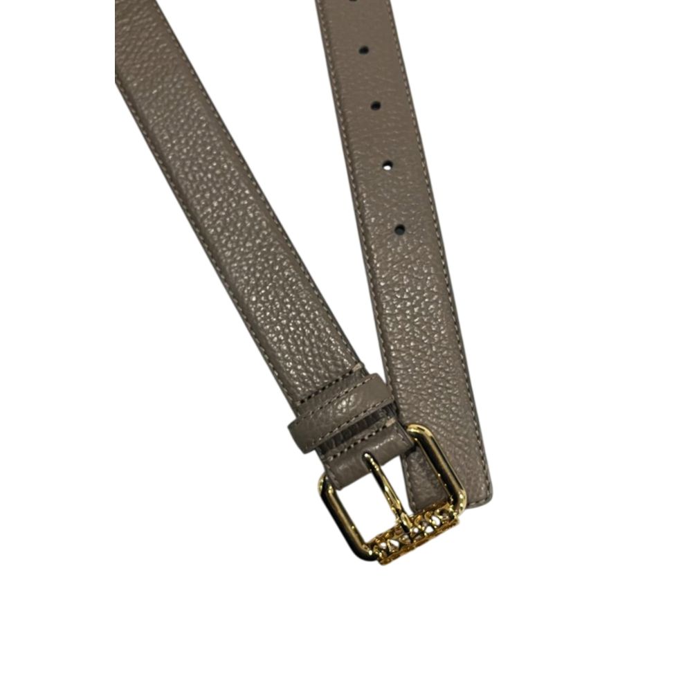 Borbonese Grauer Ledergürtel für Damen