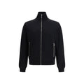 Prada Black Fleece Wool Jacket