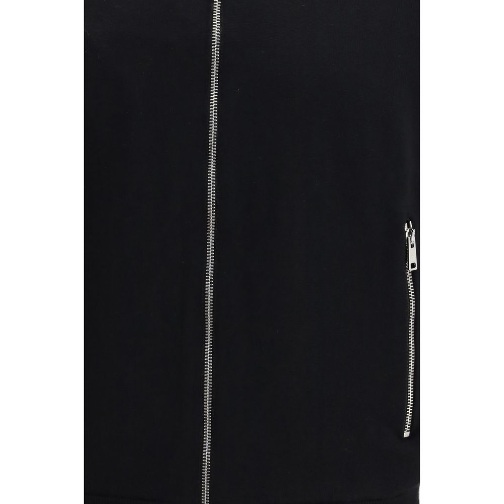 Prada Black Fleece Wool Jacket