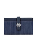 Michael Kors Blaue Geldbörse aus Stoff