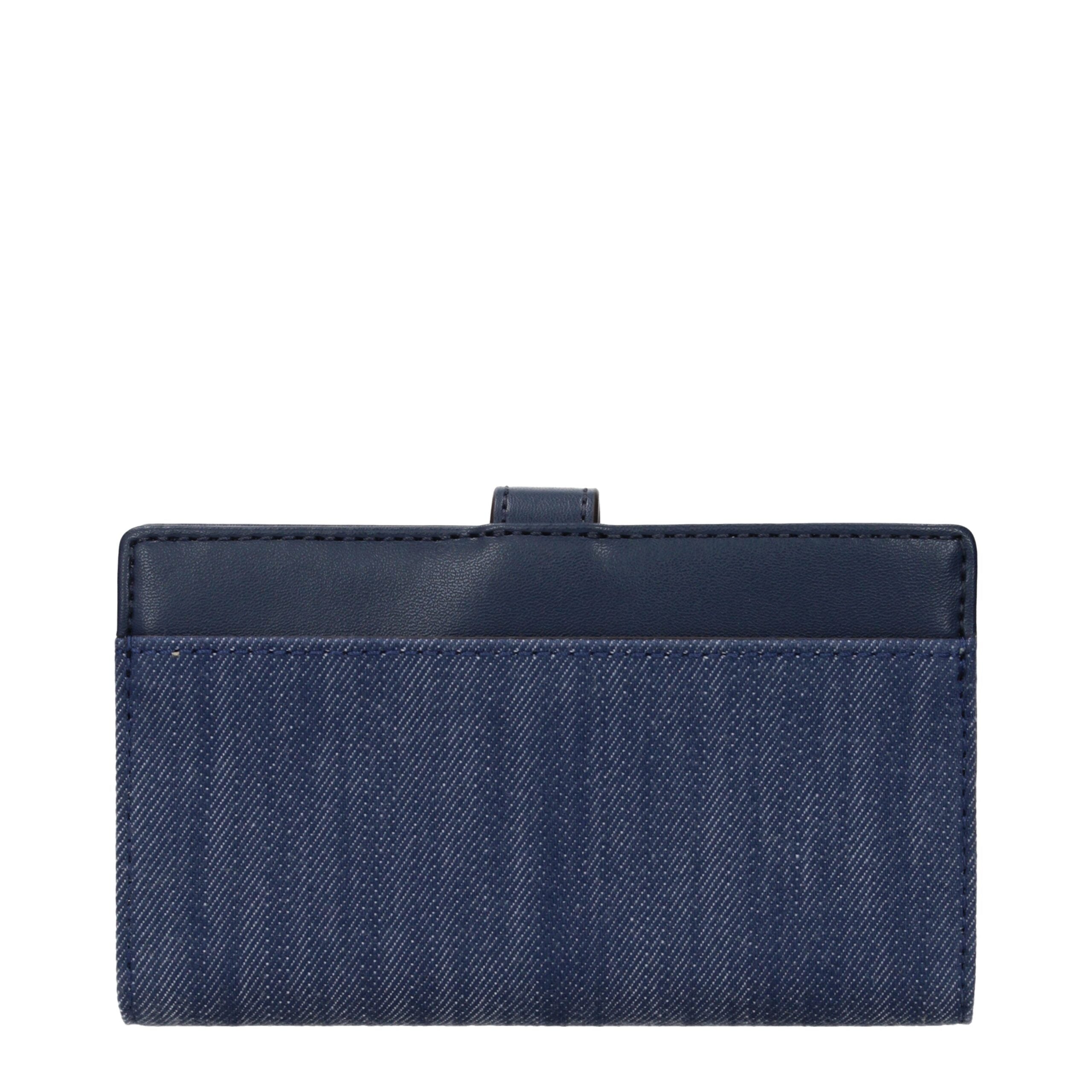 Michael Kors Blaue Geldbörse aus Stoff