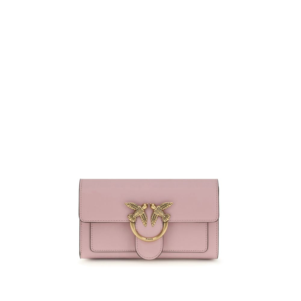 PINKO Multicolor Calf Leather Bos Taurus Geldbörse