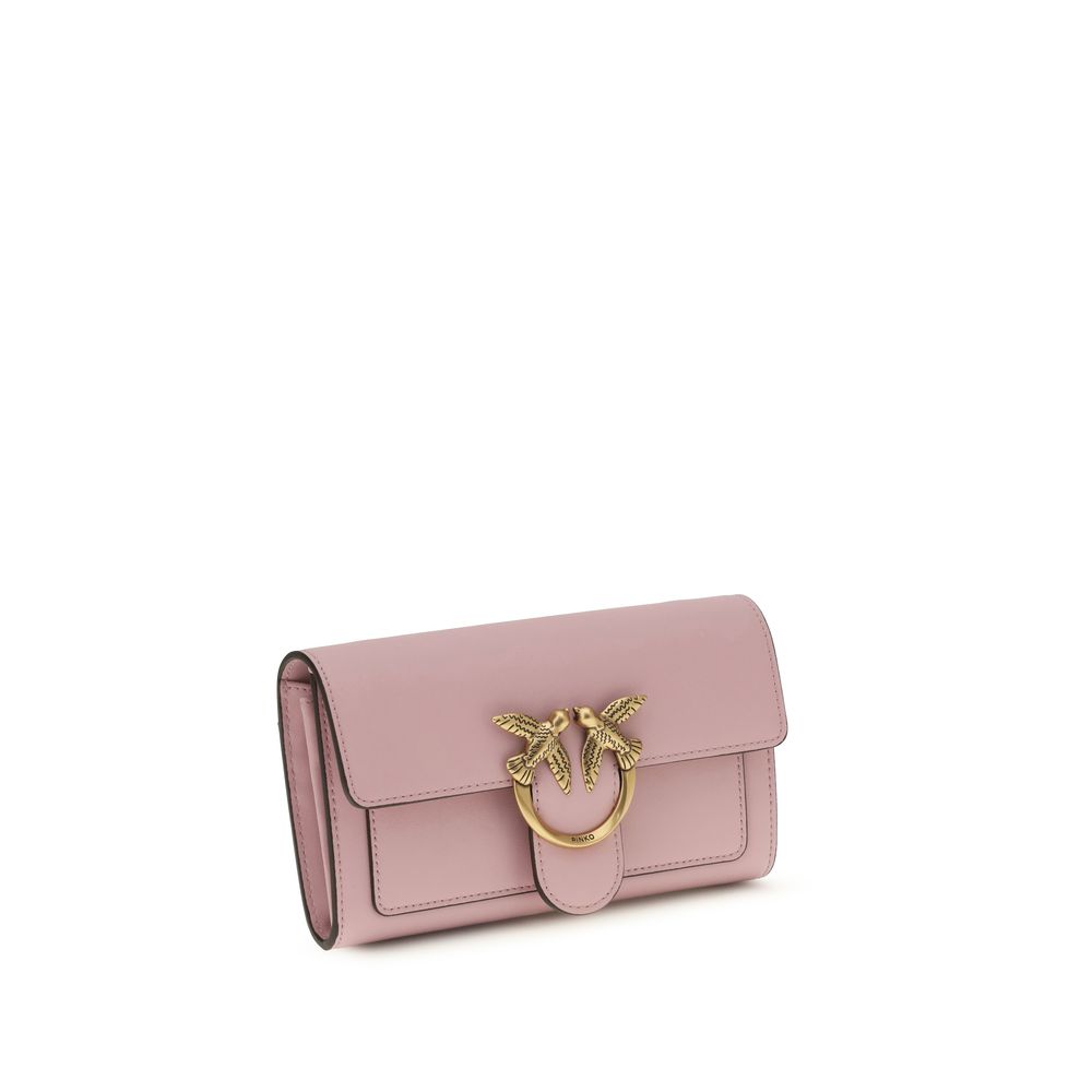 PINKO Multicolor Calf Leather Bos Taurus Geldbörse