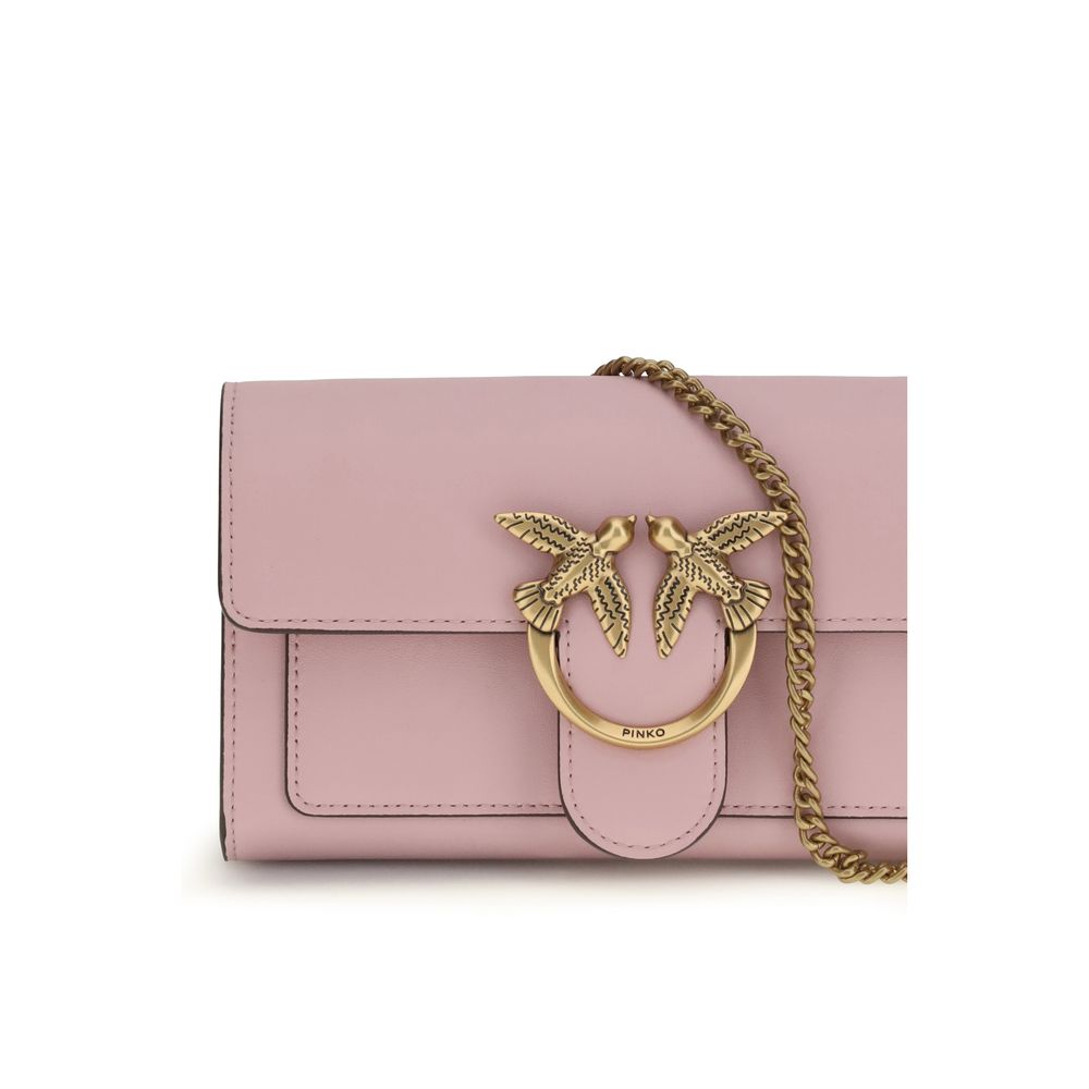 PINKO Multicolor Calf Leather Bos Taurus Geldbörse