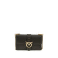 PINKO Bicolor Calf Leather Bos Taurus Schultertasche
