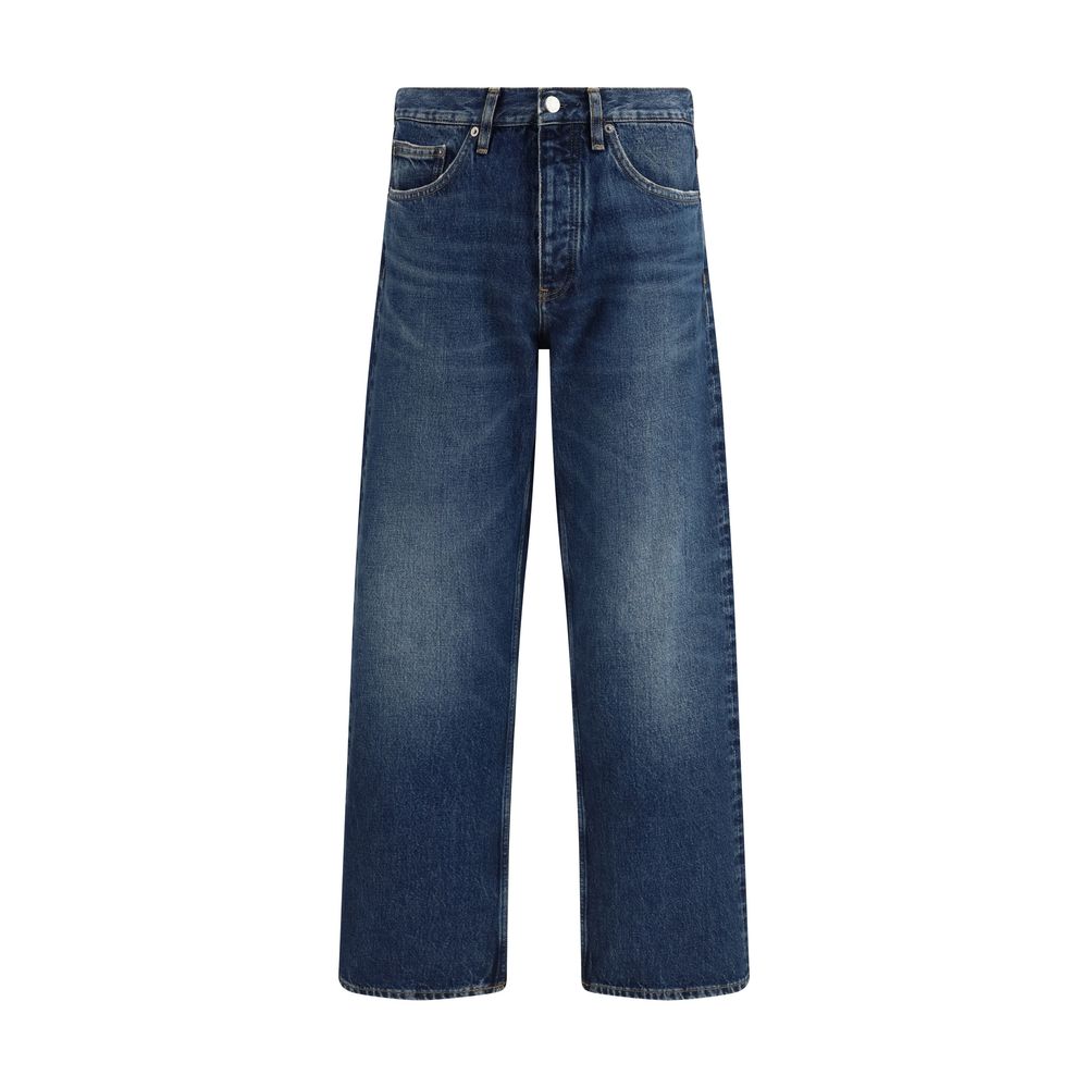 Sunflower Blaue Baumwolljeans im Relaxed Fit