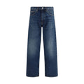 Sunflower Blaue Baumwolljeans im Relaxed Fit