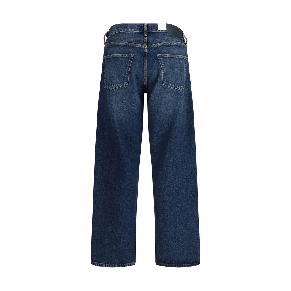 Sunflower Blaue Baumwolljeans im Relaxed Fit