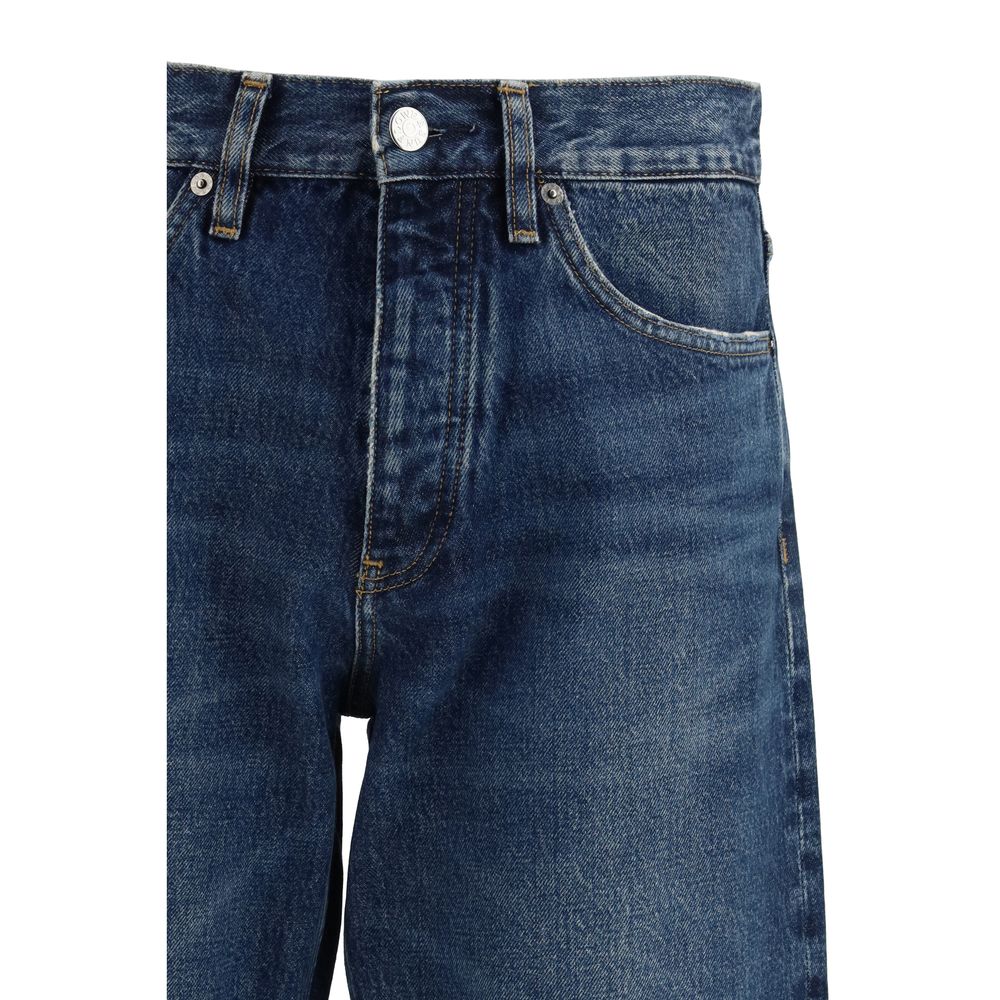 Sunflower Blaue Baumwolljeans im Relaxed Fit