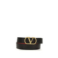 Valentino Garavani Black Calfskin Bos Taurus Belt