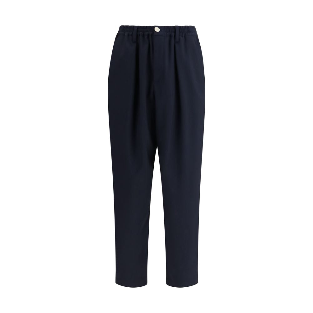 Marni Blue Merino Wool Trousers