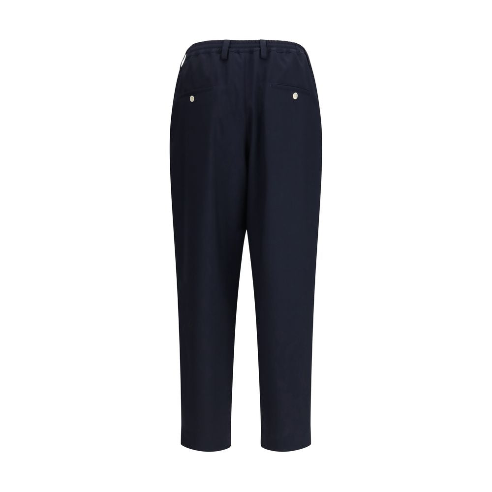 Marni Blue Merino Wool Trousers