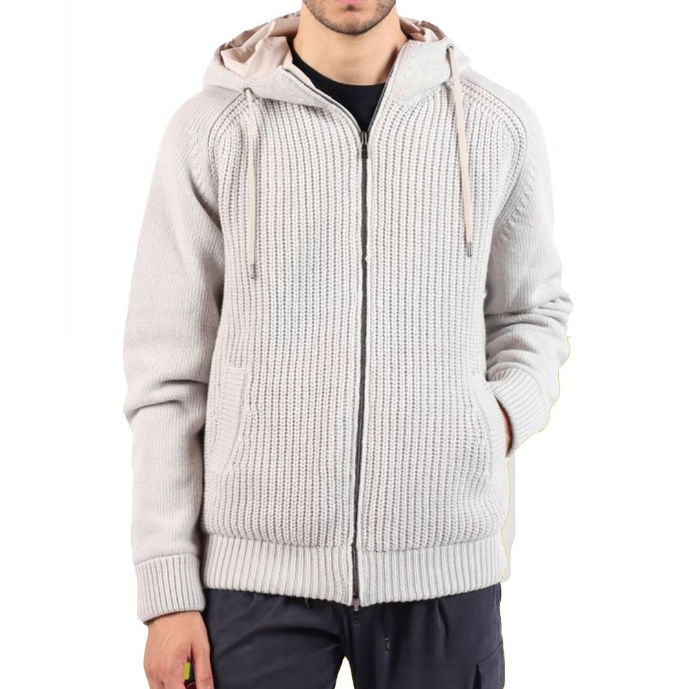 Herno Grey Wool Bomber