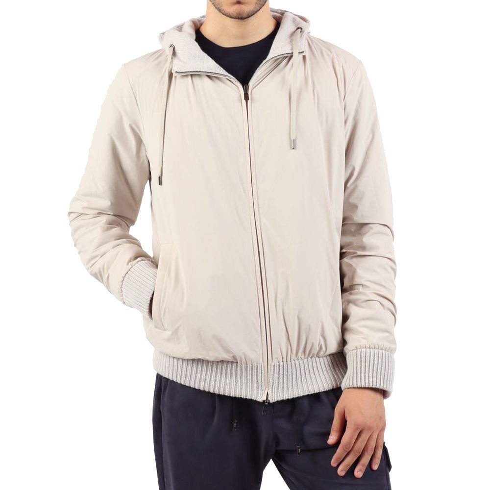 Herno Grey Wool Bomber
