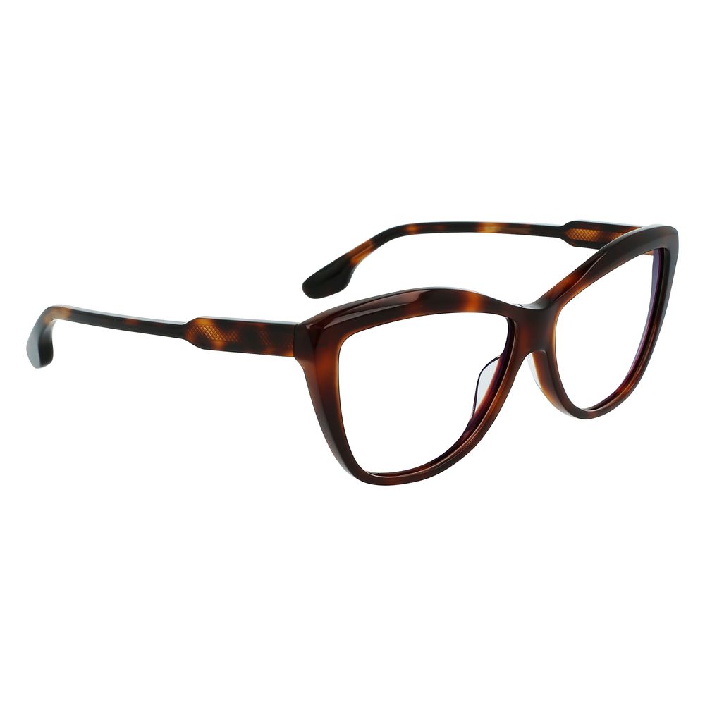 Victoria Beckham Brown Acetate Glasses (Frame)