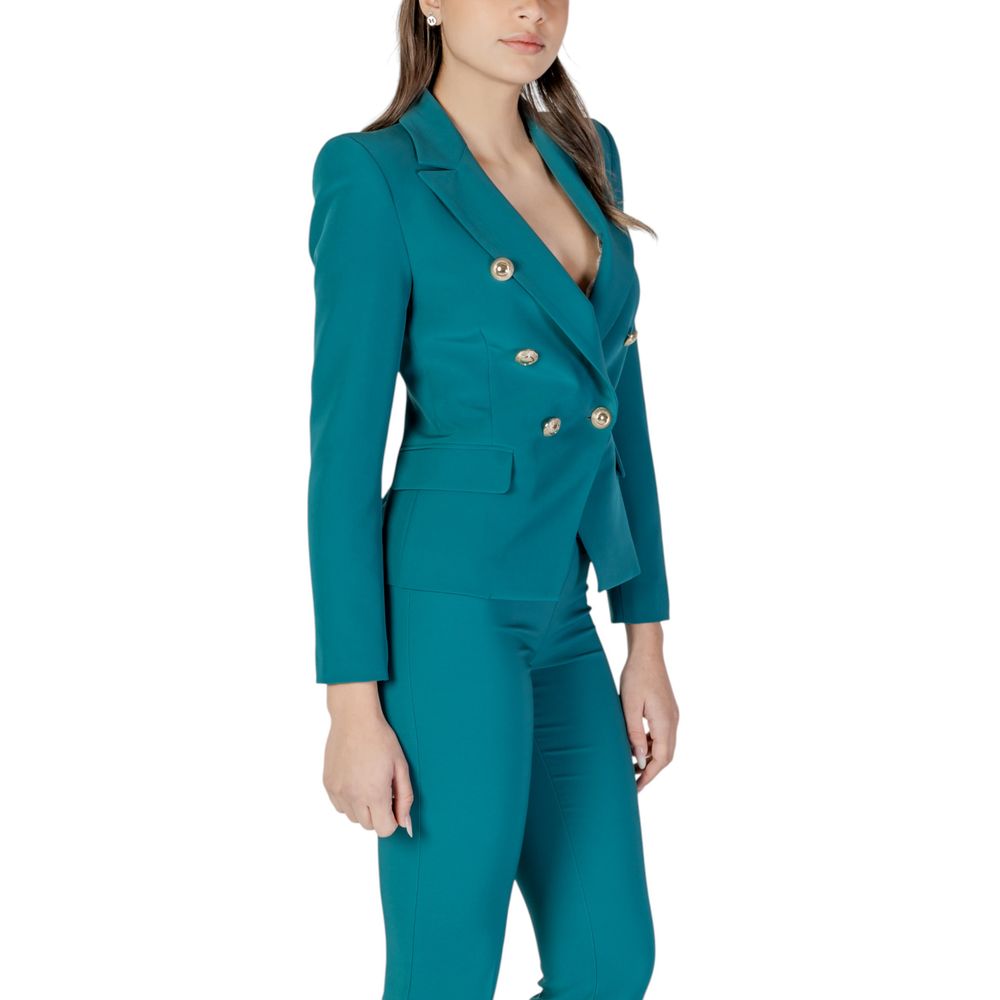 Rinascimento Schwarzer Blazer aus Polyester