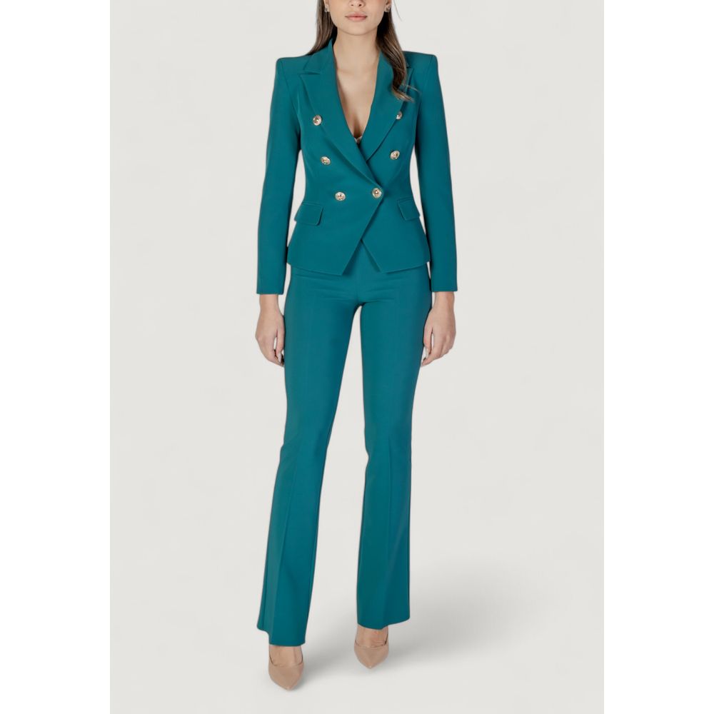 Rinascimento Schwarzer Blazer aus Polyester