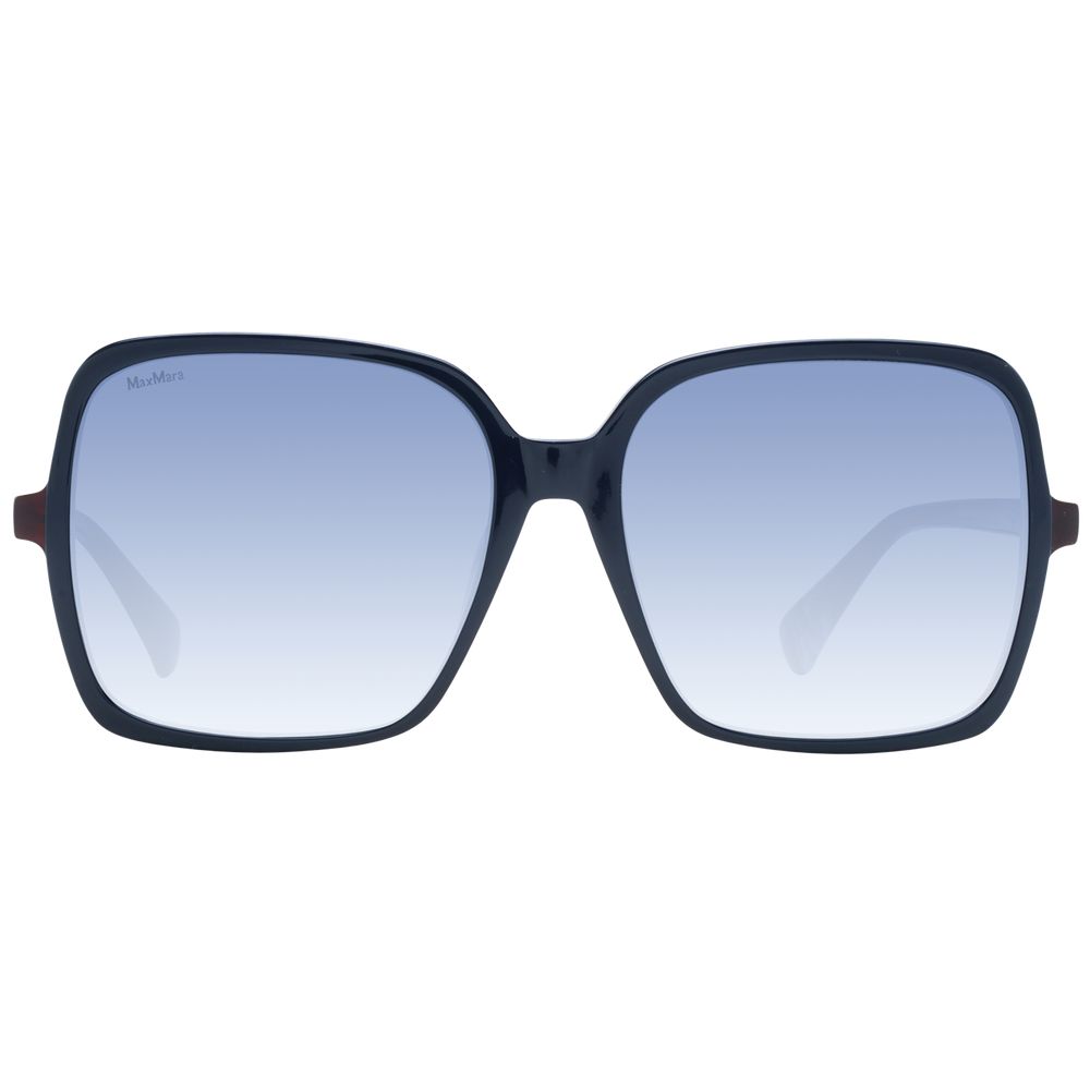 Max Mara Blaue Sonnenbrille aus Kunststoff