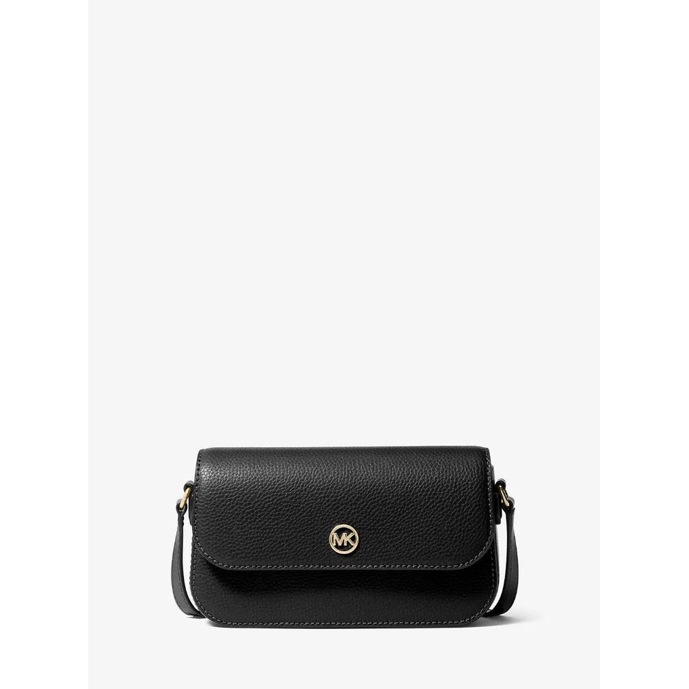 Michael Kors Schwarze Leder Umhängetasche