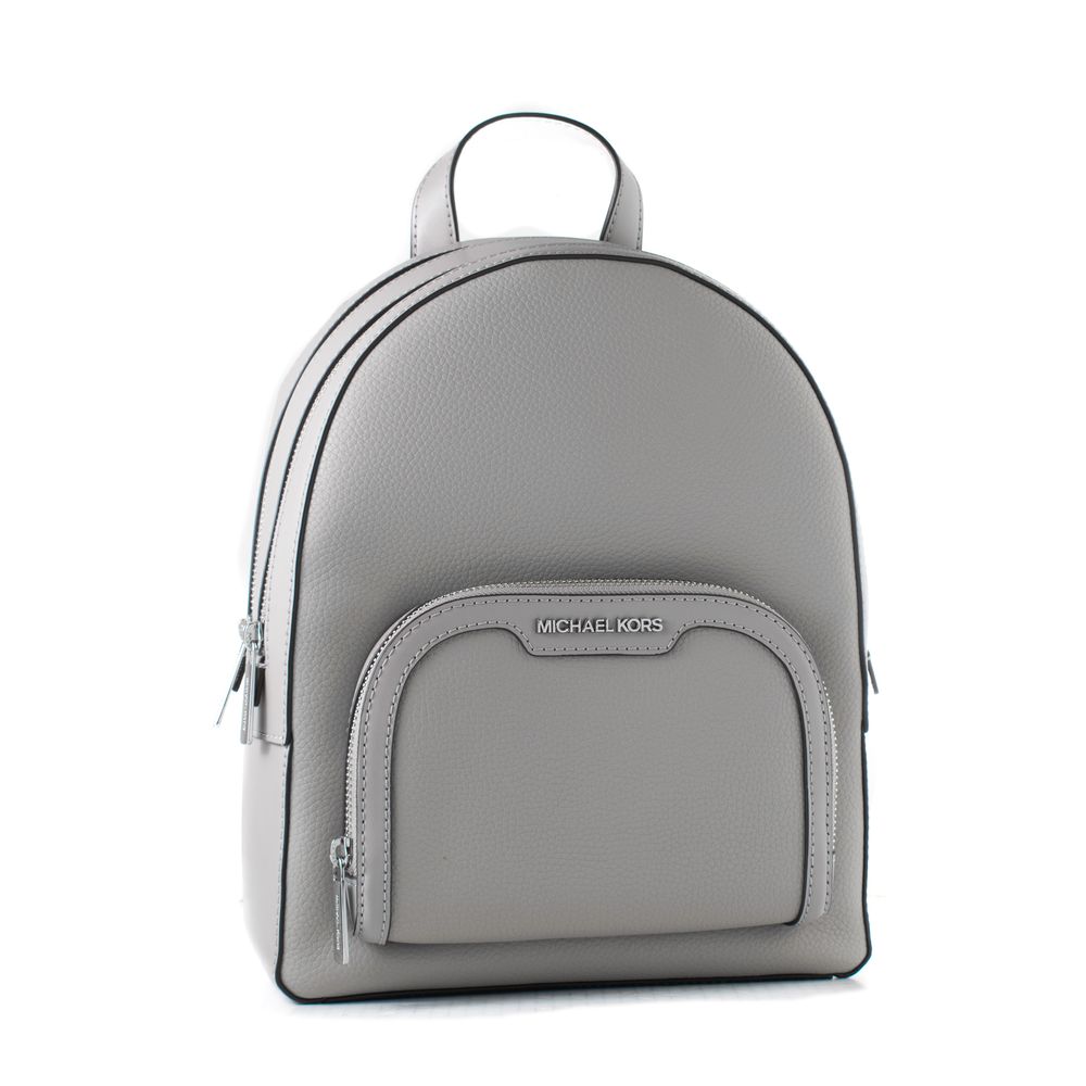 Michael Kors Grauer Lederrucksack
